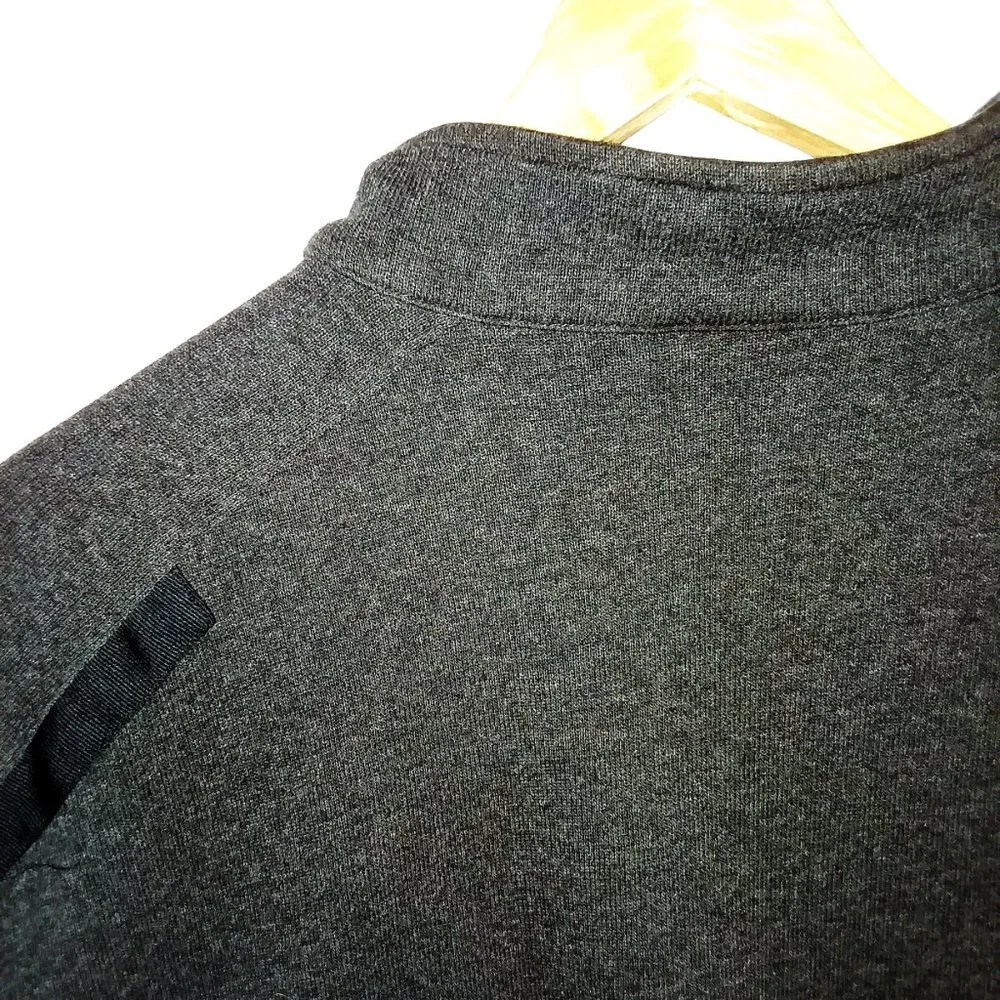 Nike Golf Men's Charcoal/Black Dri-Fit Half Zip L